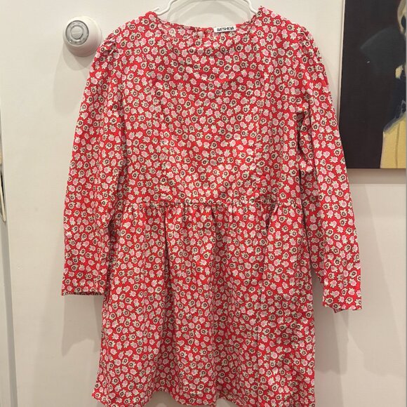 Batsheva Mini Collarless Prairie Dress - Picture 2 of 8